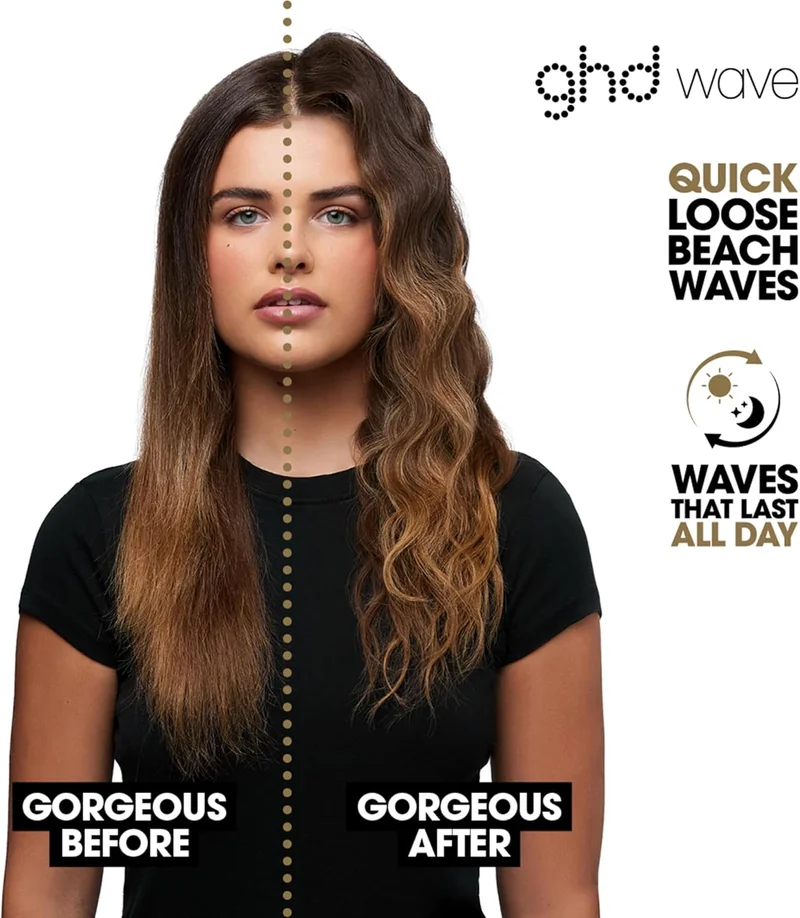 Ghd  GHD Wave Styler Triple Barrel Hair Waver| – Effortless Beach Waves & Smooth Styling Tool for Women | Best Price UAE