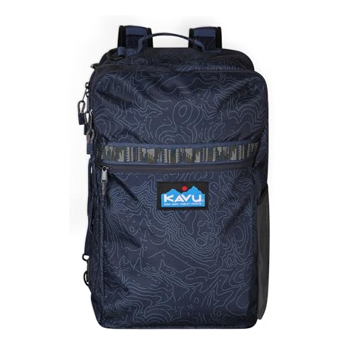 KAVU Hauler Hills Travel BackpackNavy Topo - Image 1