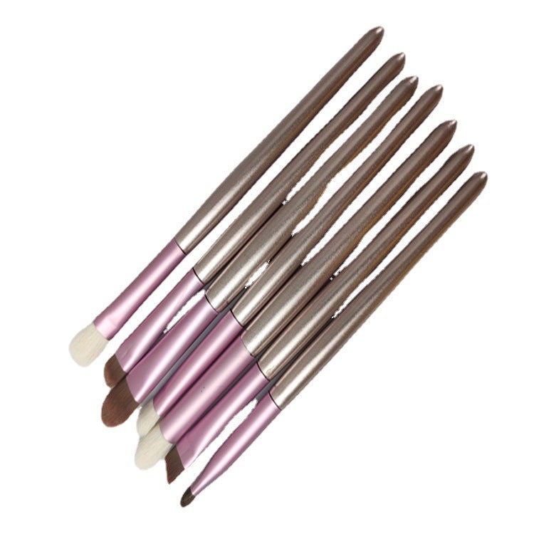 New 12 small grape makeup brush set brush beginners beauty tools factory small wholesale can be customized - Image 5
