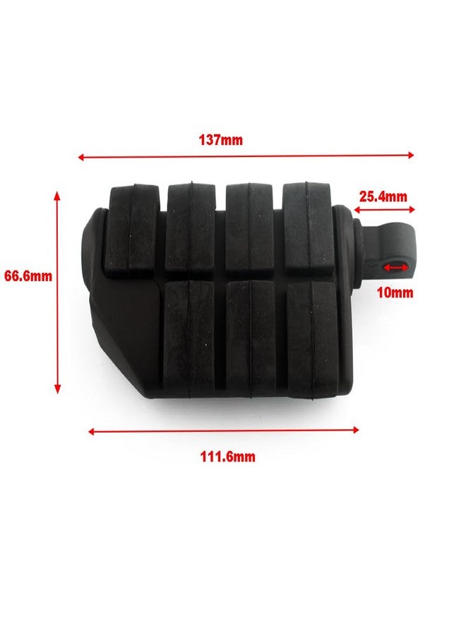 Twinyan Motorcycle Highway Pegs Passenger Footpegs Male Mount Foot Rest Pedal Compatible with Harley Davidson Touring Street Glide Road King Road Electra Glide Sportster Dyna Softail - Image 4