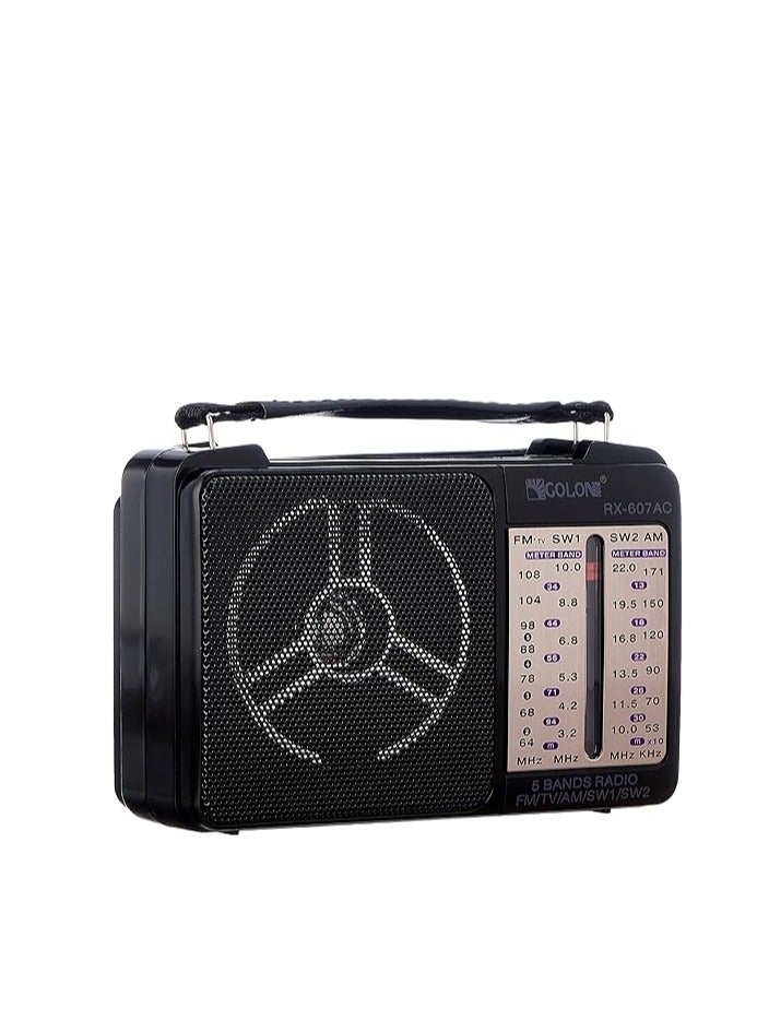 راديو كهربائي بعدد 4 موجات LeoTec 2008 Radio أسود - Image 1