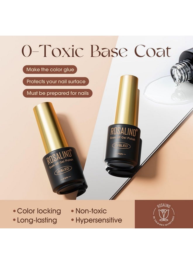 Rosalind 100Pcs Gel Nail Polish Set 92 Pcs Colors Gel Polish Set With 8 Bottles Of Base And Glossy Matte Top Coat Starter Gel Nail Set Suitable For All Seasons Gift For Women  - Image 5