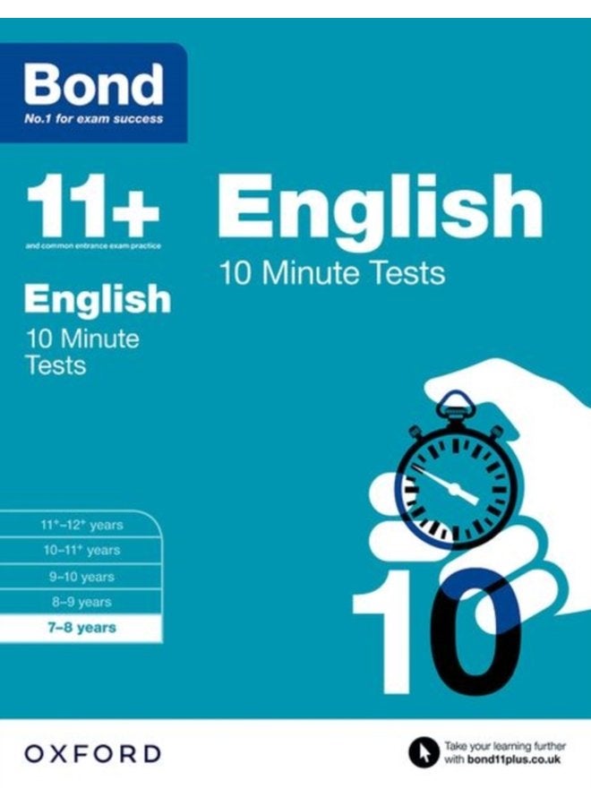 Bond 11 English 10 Minute Tests 7 8 years - Paperback