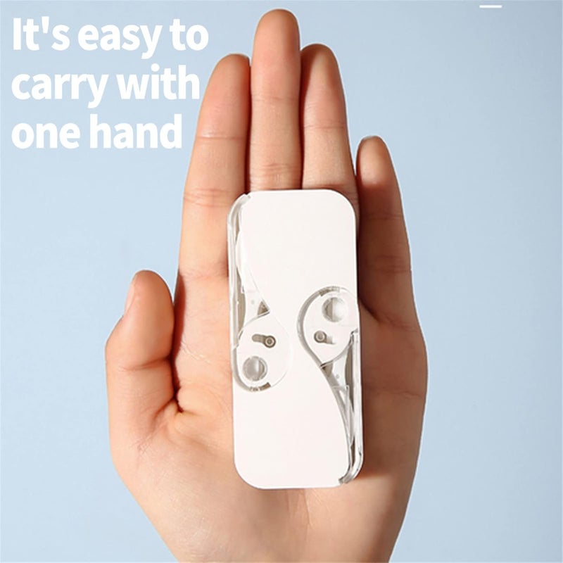 cheekyglo Portable Floss Dispenser, Dental Floss Portable Case Dental Floss Dispenser, 12Pcs Portable Dental Floss Stick Toothpicks Teeth Cleaning Tools (Multi-Colored) - Image 5