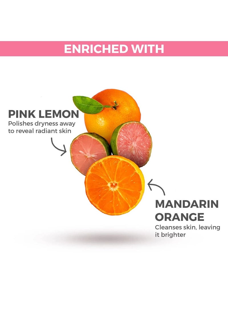 ST. Ives Exfoliating Body Wash Pink Lemon and Mandarin Orange Extracts Shower Gel for Women 100 Percent Natural Extracts Cruelty Free Paraben Free 650ml Transparent - Image 5