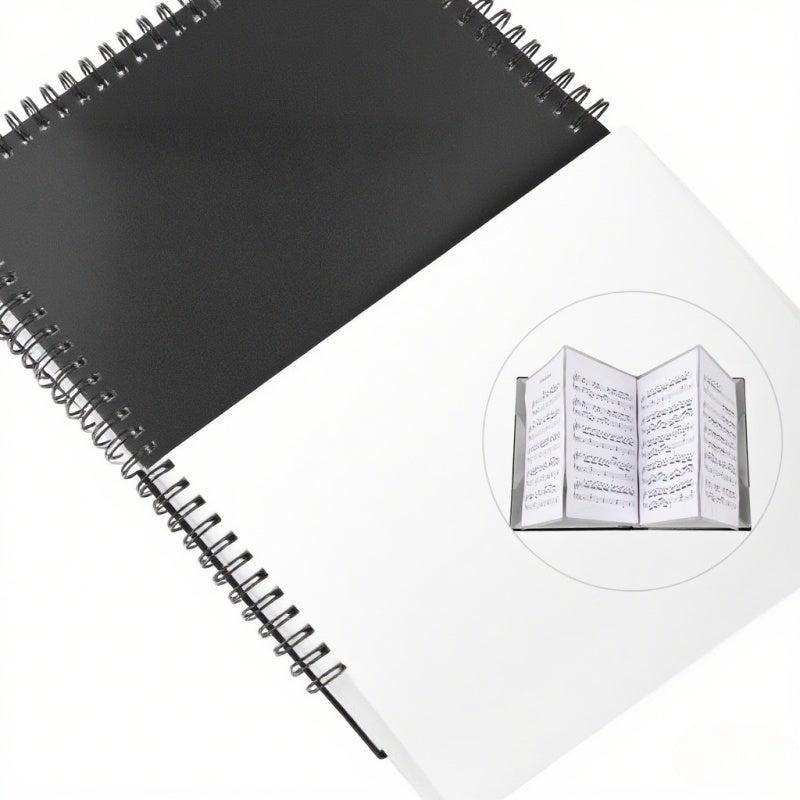 Flatsons Music Score Folder: 40 A4 PP Pockets - Durable Open Style Design Music Sheet Holder for Guitar Violin Piano Players - Image 1