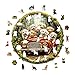 AEEKDOOK Wooden Puzzles for Adults Dog Truck Wood Puzzles Adult Unique Animal Shape Wooden Jigsaw Puzzles for Adults Birthday Gifts for Puzzle Lovers Family 134 134in300 Pieces - Image 4