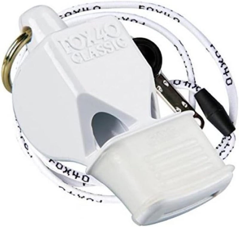 FOX40 Fox 40 Classic CMG Pealess Safety Whistle 115 dB White  96030708 - Image 2