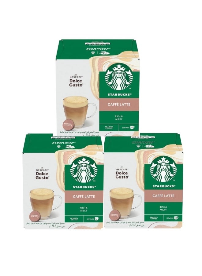 Dolce Gusto Starbucks Caffè Latte By Nescafé Dolce Gusto 36 Capsules