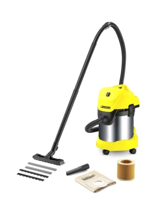 KARCHER Multipurpose Wet And Dry Drum Type Vacuum Cleaner 17 L 1000W 17 L 1000 W Yellow/Black/Silver - Image 2