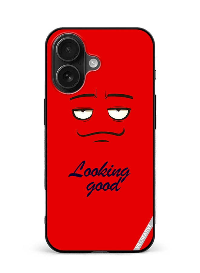 VR CREATIVE Protective Case Cover For Apple iPhone 16 Looking Good Face Design Multicolour