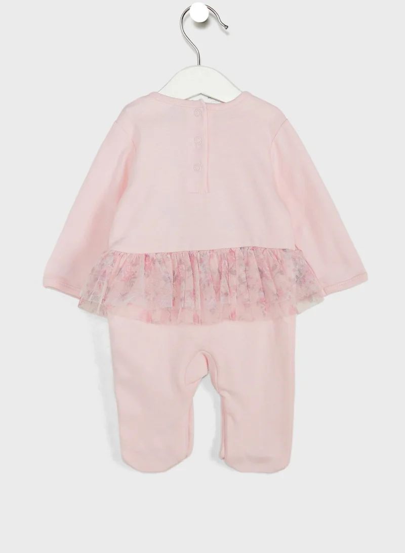 lily and jack Infant Swan Tutu Sleepsuit