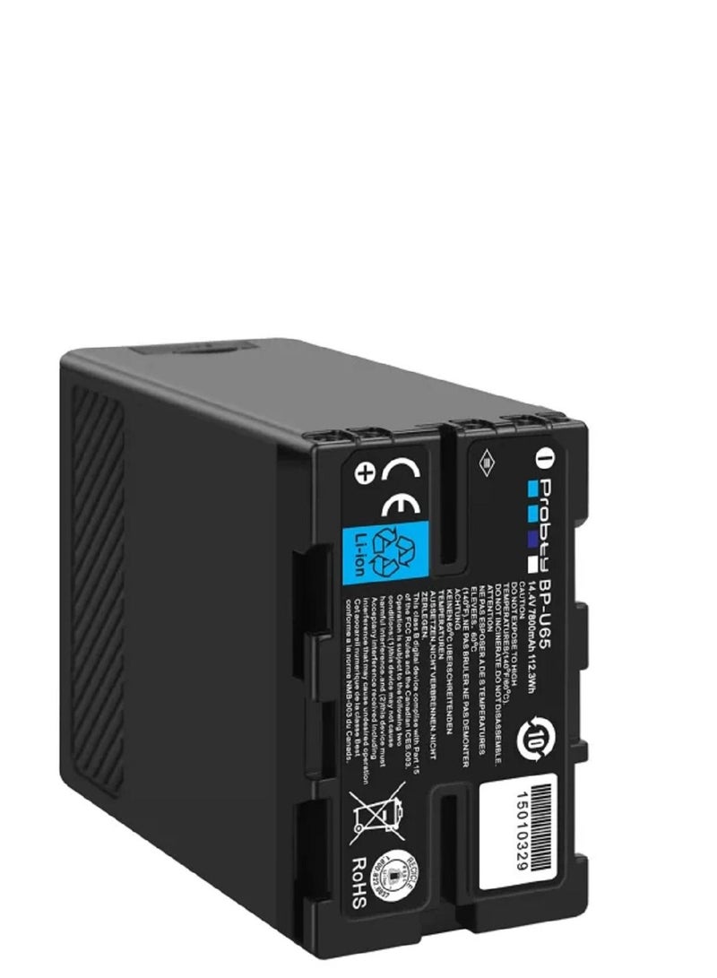 Probty Battery Replacement BP-U65 with USB + D-tap For Sony Camera PMW EX1 PMW EX1R PMW EX3 PMW F3 PMW F3K PMW F3L PXW-FS5 FS7 EX280