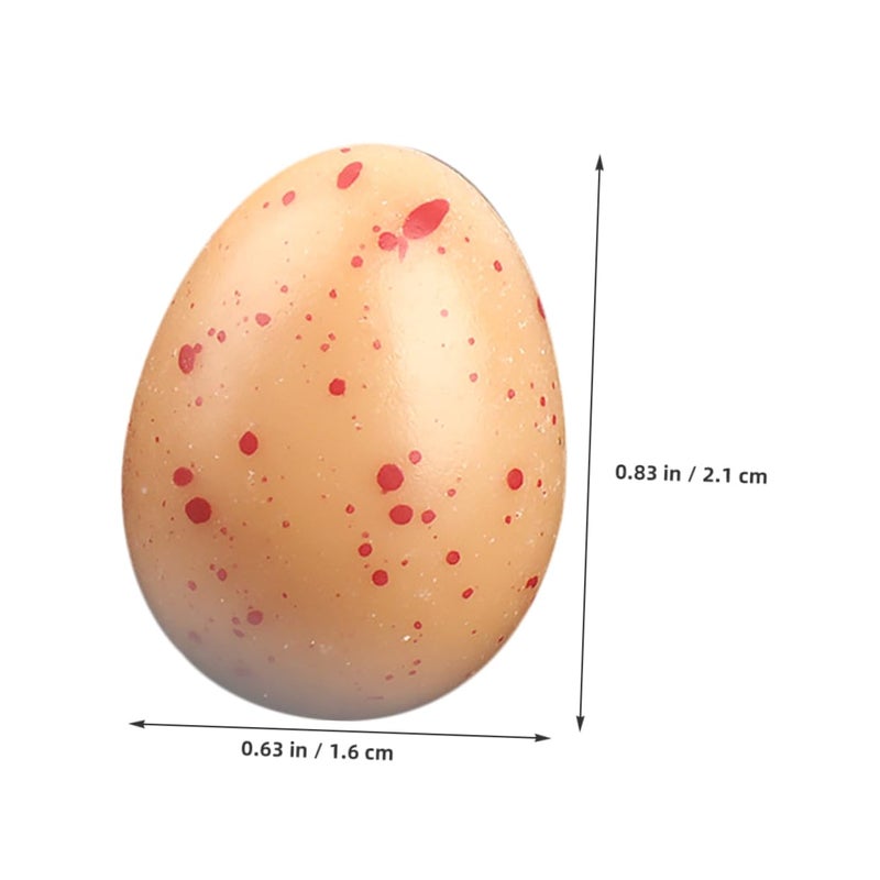 Realistic Artificial Chicken Eggs 20Pcs Set For Easter Party Decorations Toddler Toys - Image 3