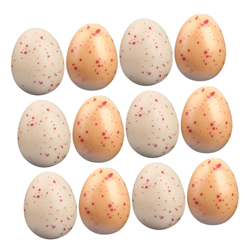 Realistic Artificial Chicken Eggs 20Pcs Set For Easter Party Decorations Toddler Toys - Image 2
