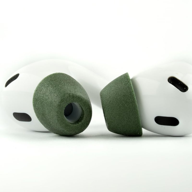 Comply TrueGrip MAX | Premium Memory Foam Replacement Earbud Tips for Apple AirPods Pro 1 & 2 | Long Lasting Comfort, MAX Durability, Secure Fit, Superior Noise Isolation| Green (S/M/L) (3 Pairs) - Image 4