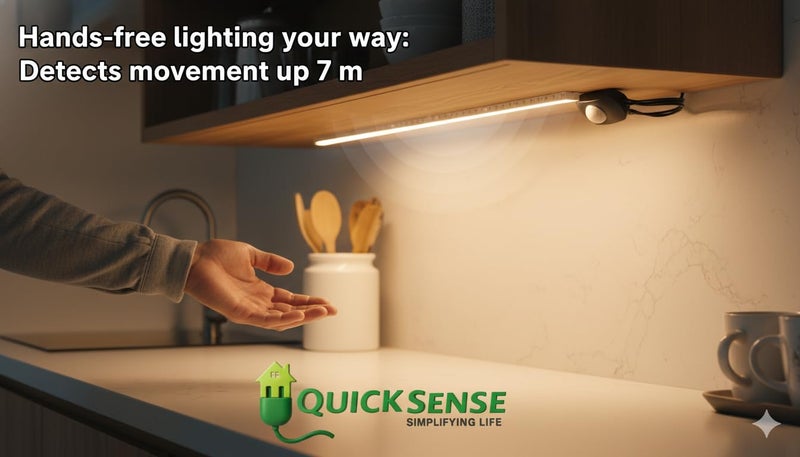 Quick Sense QS-WR07 | PIR Motion Activated Body Sensor Switch | 5–24V DC | Automatic Lighting Controller for Wardrobe | Cabinet | Drawer | Energy Saving Sensor Module - Image 3
