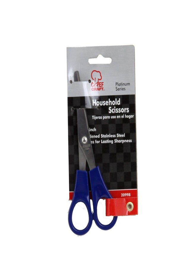 Chef Craft Household Stainless Steel Scissors, 5.5 inch, Blue - Image 2