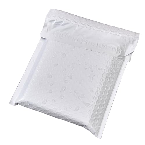 Progo #4 White Padded Bubble Lined Poly Mailer Bag for Shipping and Packing, Tear-proof, Water-resistant and Lightweight Envelopes, 9.5 x 13.5 inches, Postal Self-Seal Adhesive Opaque Bags. (10) - Image 3