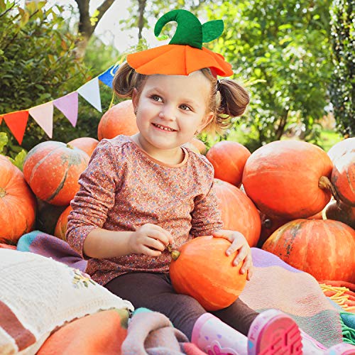 Farochy Halloween Headband Pumpkin Hat Headbands Halloween Pumpkin Headband Pumpkin Headwear Pumpkin Headdress - Image 5
