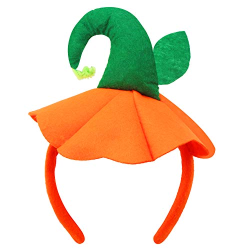 Farochy Halloween Headband Pumpkin Hat Headbands Halloween Pumpkin Headband Pumpkin Headwear Pumpkin Headdress - Image 2