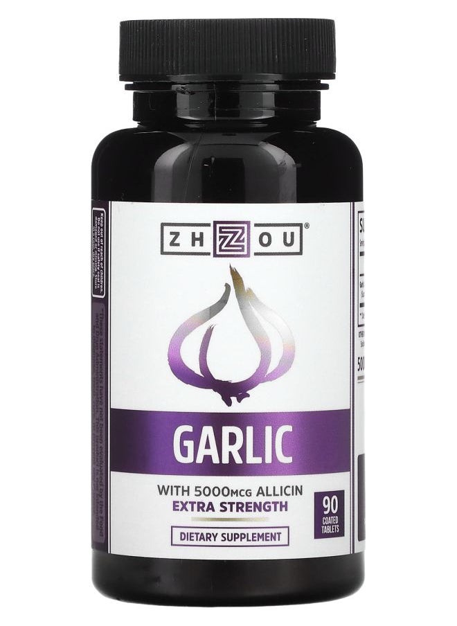 Zhou Nutrition Garlic Extra Strength 90 Coated Tablets 