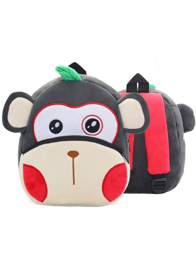 آنا حقيبة ظهر أطفال بطابع حيوانات كرتونية من القماش الفاخر