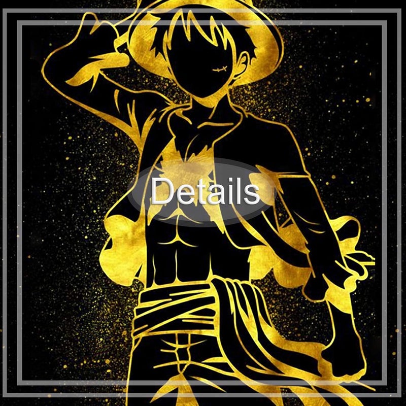 KAIWALK Anime One Piece Poster The Straw Hat Pirates Print on Canvas Painting Wall Art for Living Room Decor Boy Gift (Unframed, Q-One piece 3) - Image 4