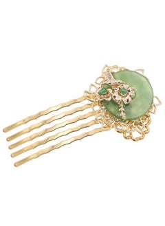 MIAO WU Chinese Traditional Women Flower Metal Hair Side Clip Combhair Styling Hair Making Accessories For Hanfu Costume Bridal Wedding Headwear  - Image 1