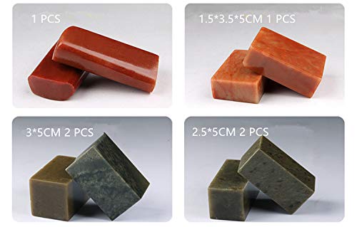 Semli 27 pcs/Set Stone Seal Set Chinese Name Stamp Stone Seal Letter Sealing Blank Stamp for Painting Calligraphy Art Supply - Image 4