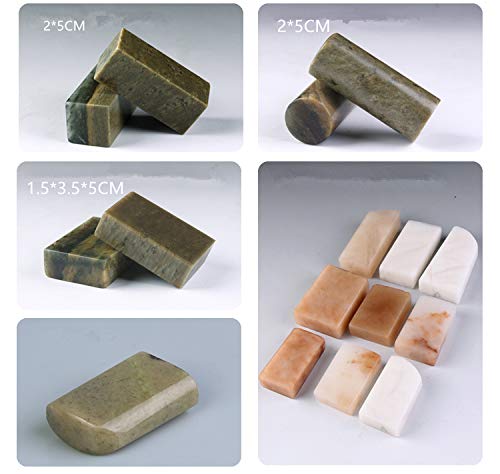 Semli 27 pcs/Set Stone Seal Set Chinese Name Stamp Stone Seal Letter Sealing Blank Stamp for Painting Calligraphy Art Supply - Image 5