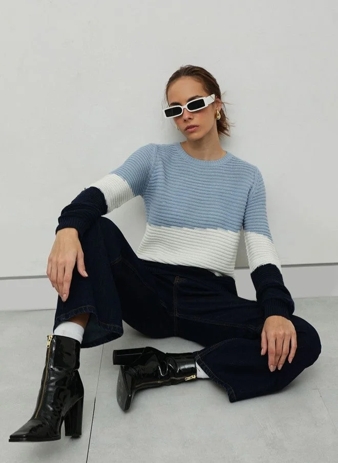 STREET 9  Colourblocked Pullover for Women for Women | Best Price UAE