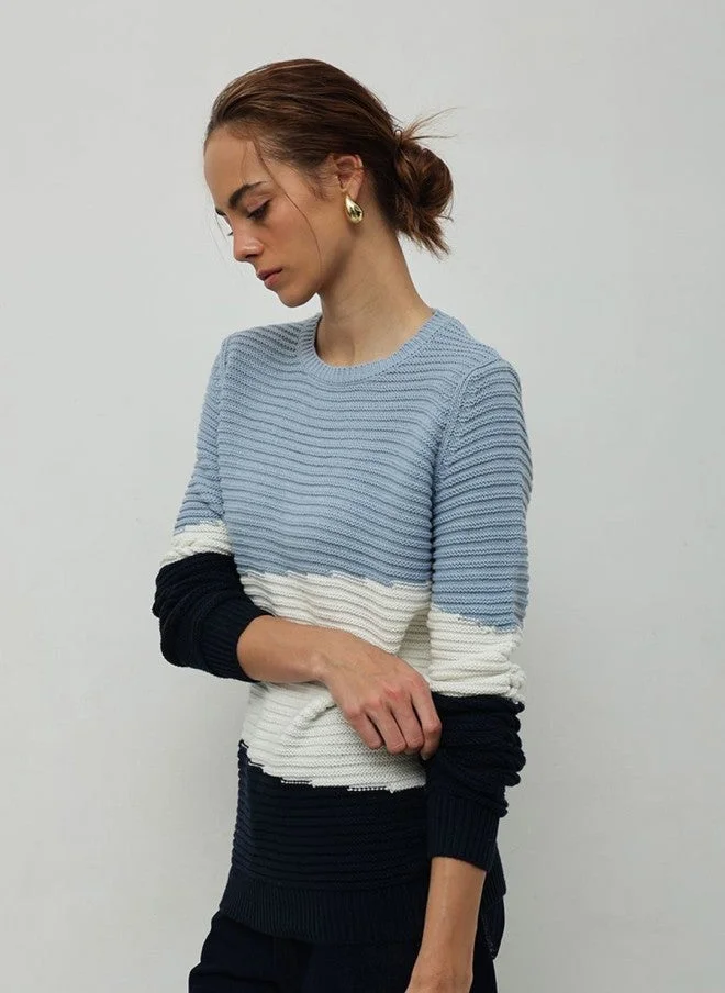 Colourblocked Pullover for Women