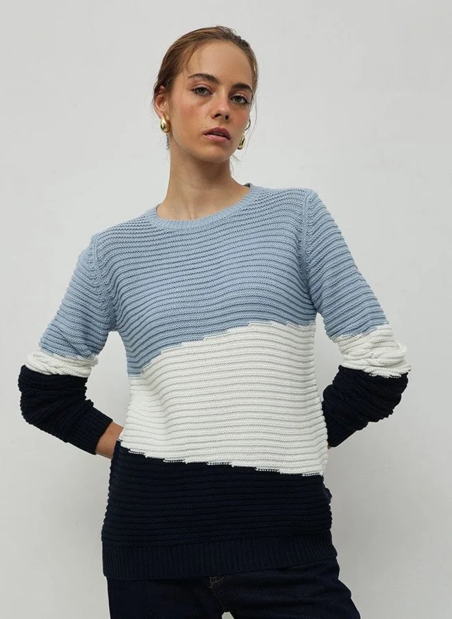STREET 9  Colourblocked Pullover for Women for Women | Best Price UAE