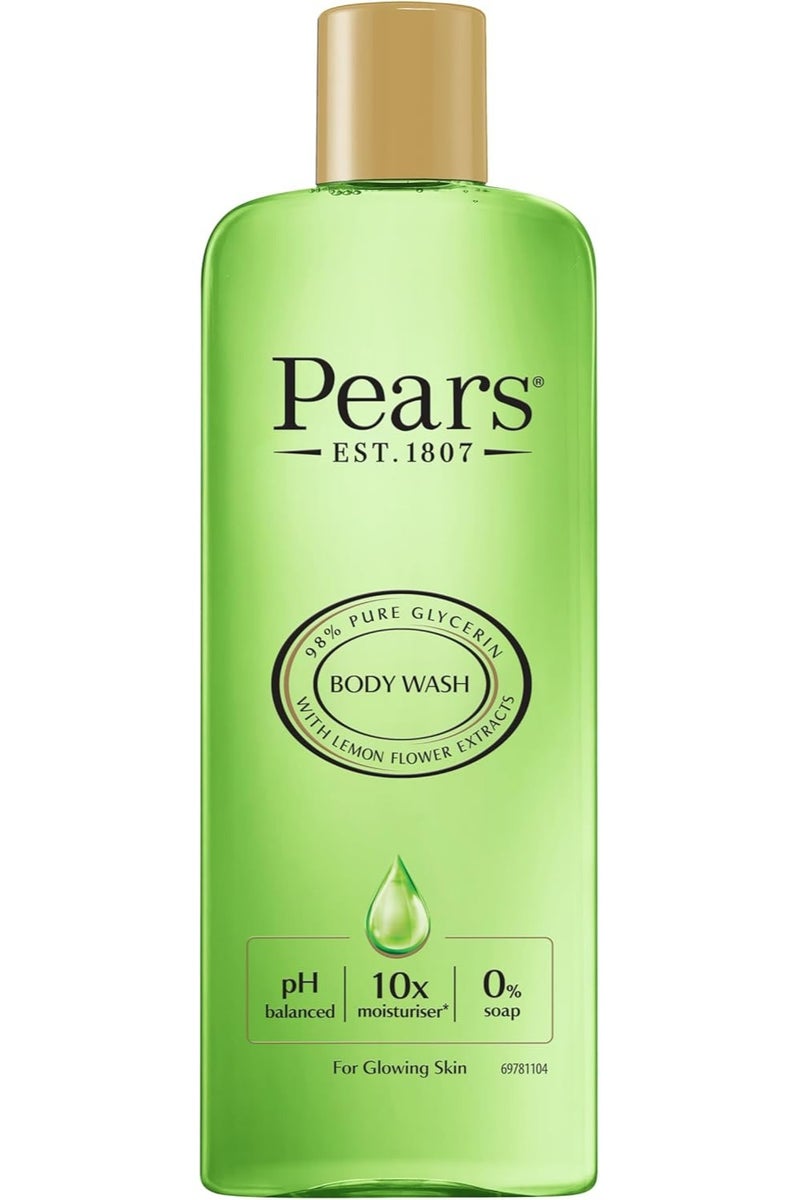 بيرز غسول للجسم بخلاصة زهرة الليمون، 3 عبوات 250 مل، جل منظف مغذي - مصنوع من زيوت طبيعية - Image 2