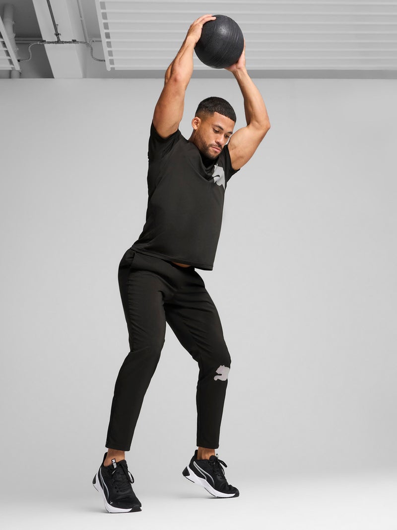 PUMA بنطال بومة للتدريب طوال اليوم بشعار كبير من القماش - Image 3