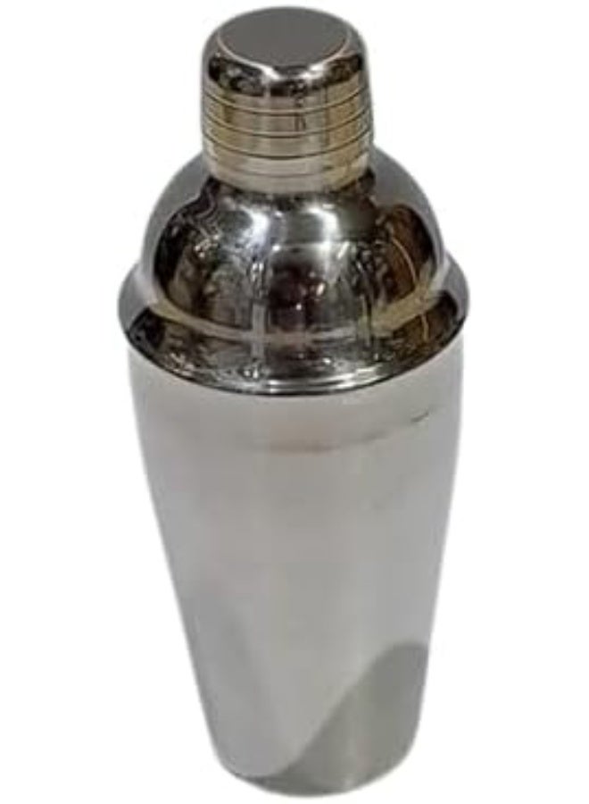 Stainless Steel Cocktail Shaker - 3-Piece Set - with Built-In Strainer for Home and Professional Use - Image 1