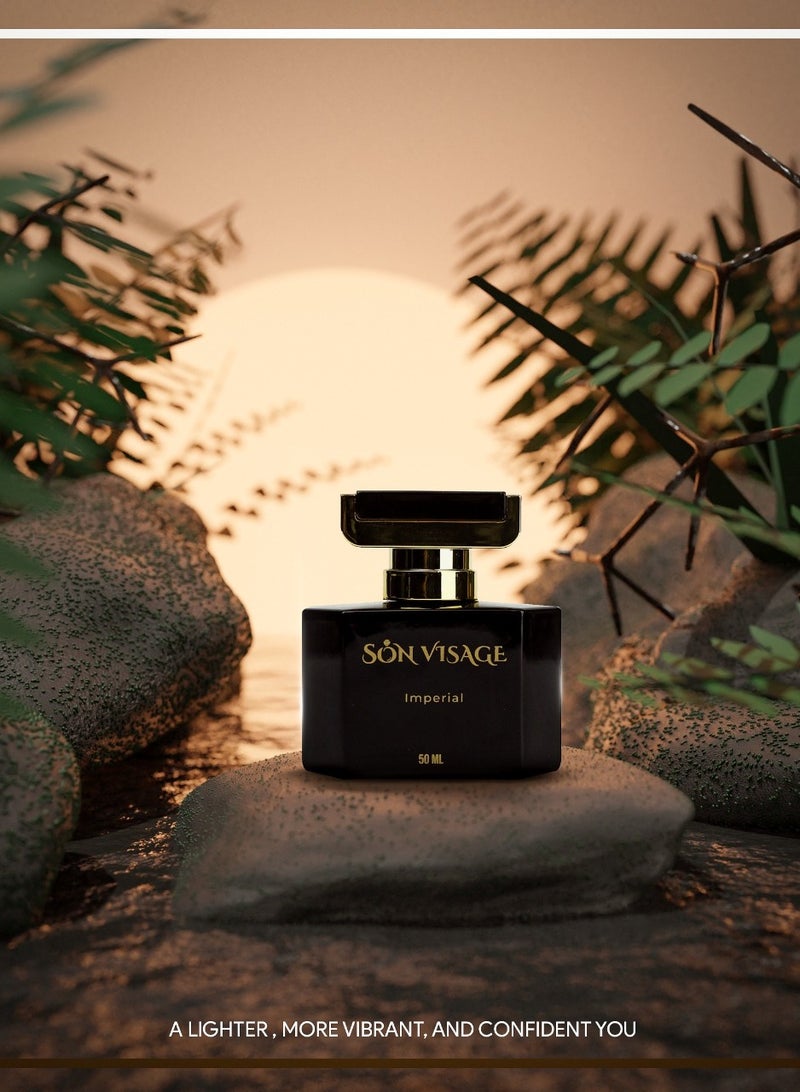 SON VISAGE Imperial by Son Visage for Men - Eau de parfum  50 - Image 3
