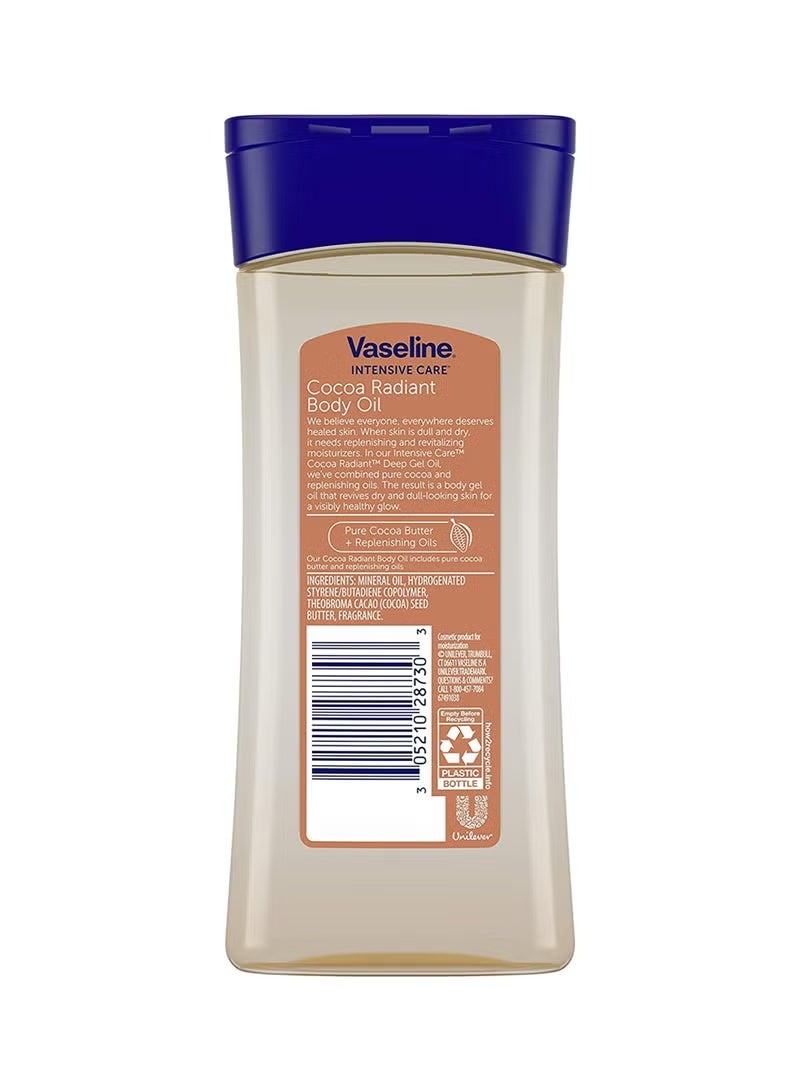 Vaseline Intensive Care Body Oil with Pure Cocoa Butter 200ml - Image 2