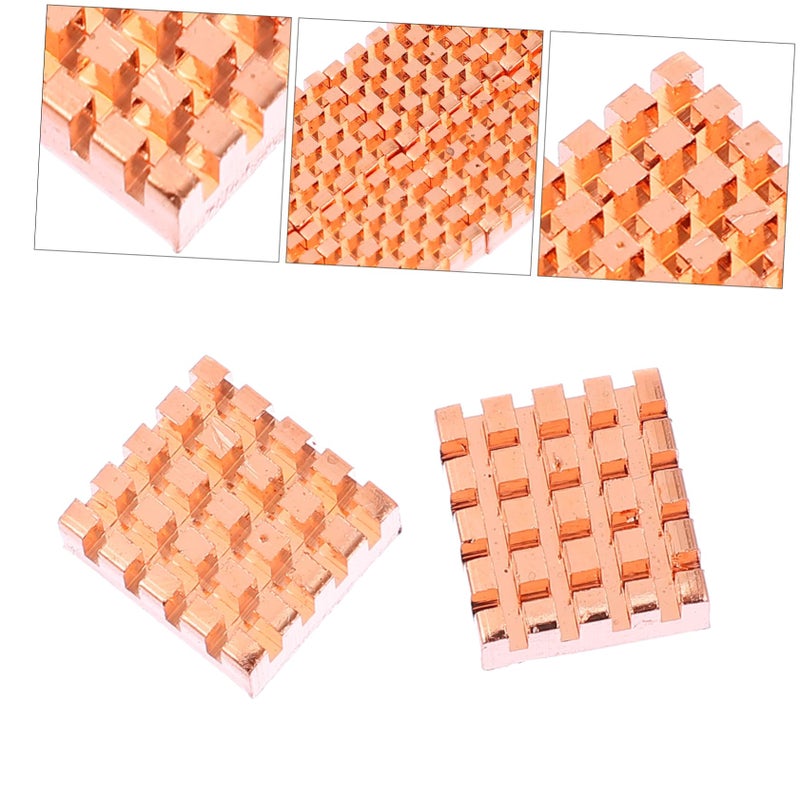 8Pcs Copper Heat Sink Kit for CPU GPU RAM Cooling High Performance Thermal Conductive Cooler - Image 4