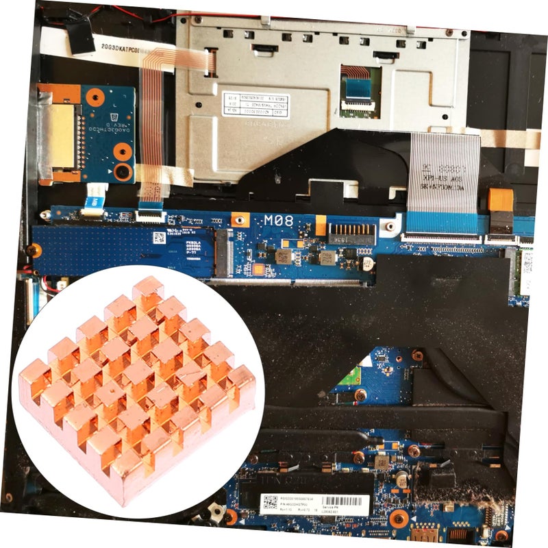 8Pcs Copper Heat Sink Kit for CPU GPU RAM Cooling High Performance Thermal Conductive Cooler - Image 3