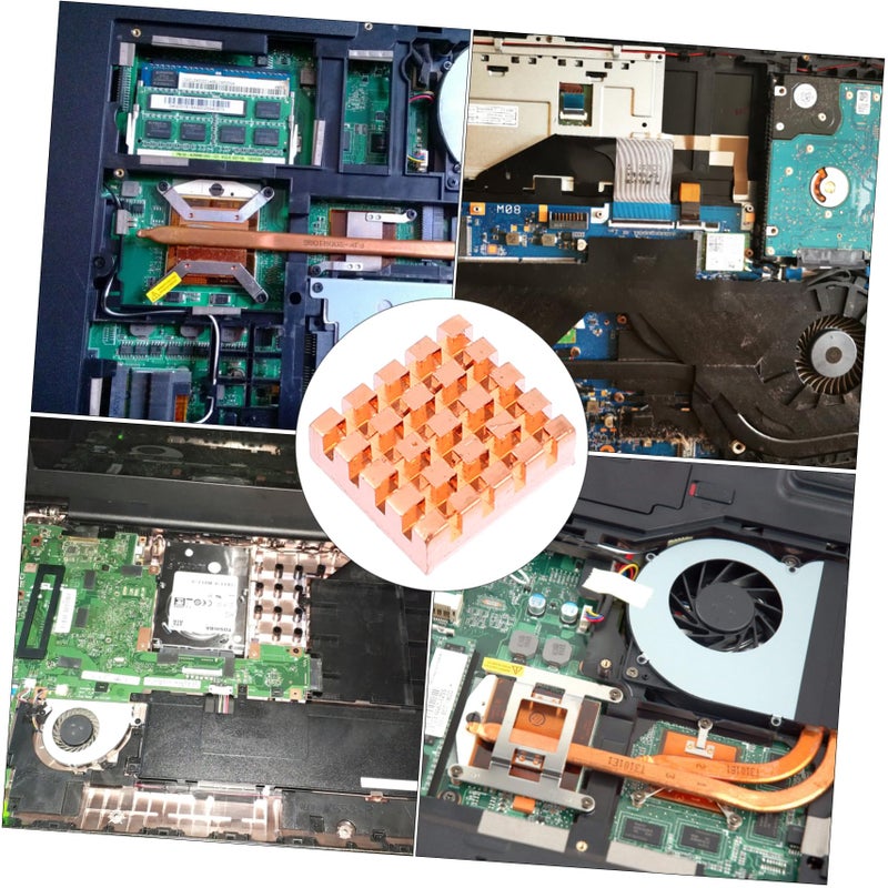 8Pcs Copper Heat Sink Kit for CPU GPU RAM Cooling High Performance Thermal Conductive Cooler - Image 5