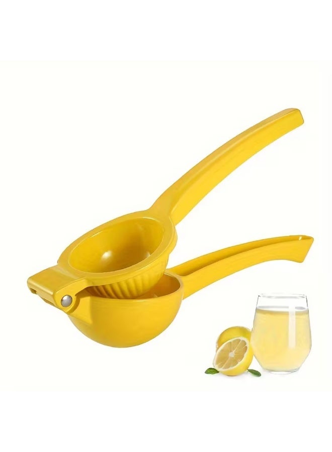 أمم عصارة ليمون يدوية – عصارة ليمون وحامض من سبائك ثقيلة، عصارة يدوية للمطبخ لاستخراج العصير للطهي المنزلي - Image 1