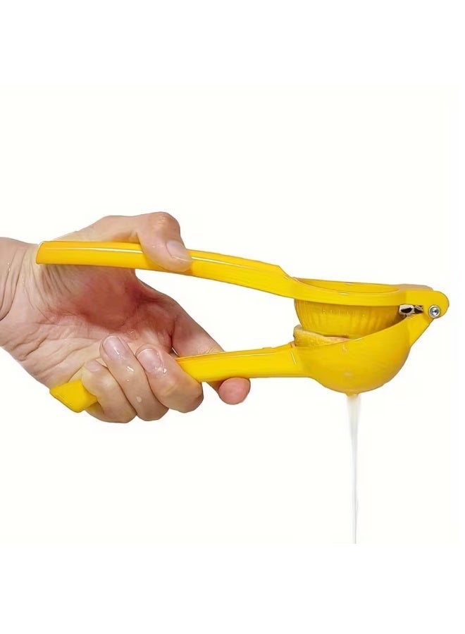 أمم عصارة ليمون يدوية – عصارة ليمون وحامض من سبائك ثقيلة، عصارة يدوية للمطبخ لاستخراج العصير للطهي المنزلي - Image 3