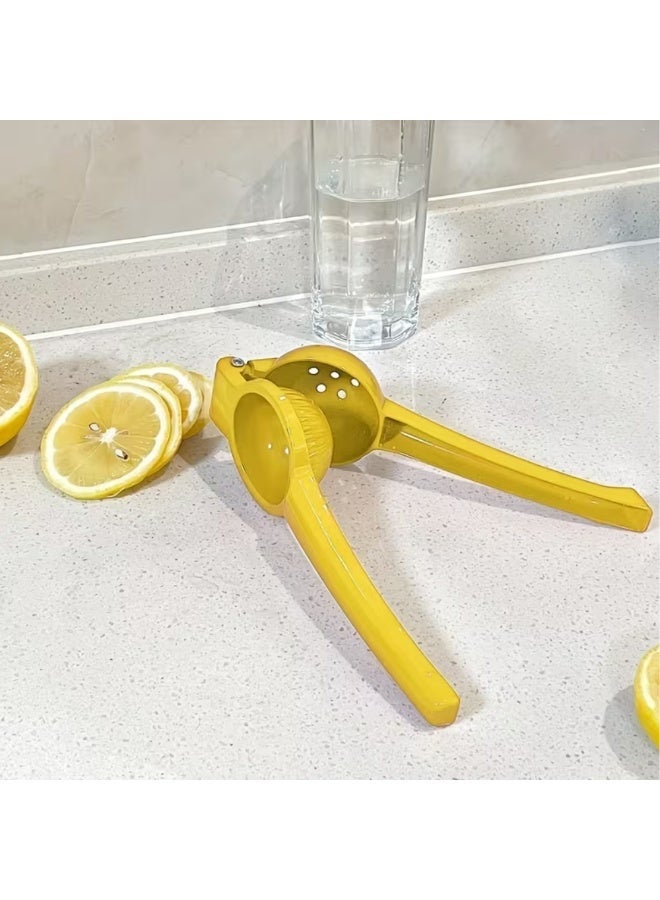 أمم عصارة ليمون يدوية – عصارة ليمون وحامض من سبائك ثقيلة، عصارة يدوية للمطبخ لاستخراج العصير للطهي المنزلي - Image 2