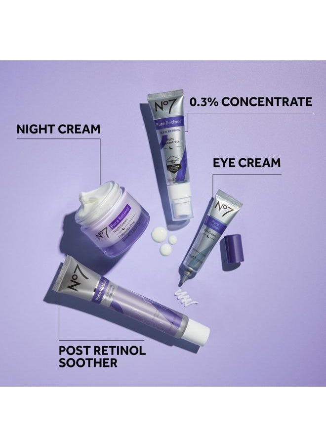 No7 - Pure Retinol Eye Cream - Under Eye Cream for Wrinkles, Fine Lines & Puffiness with 0.5% Retinol - Infused with Shea Butter to Smooth and Hydrate Skin (0.5 Oz) - Image 1