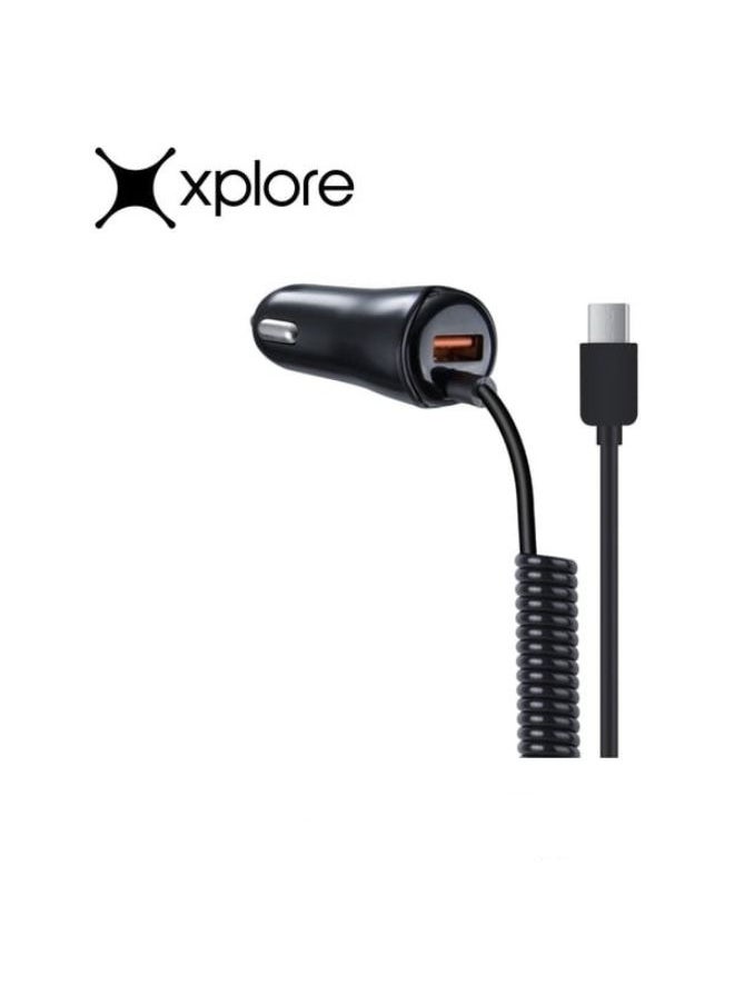 Xplore - Car Charger with Micro USB Cable - Image 1
