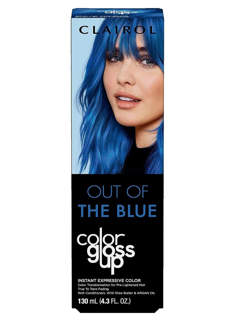 CLAIROL صبغة شعر مؤقتة Color Gloss Up، لون شعر Out of the Blue، عبوة من قطعة واحدة - Image 1