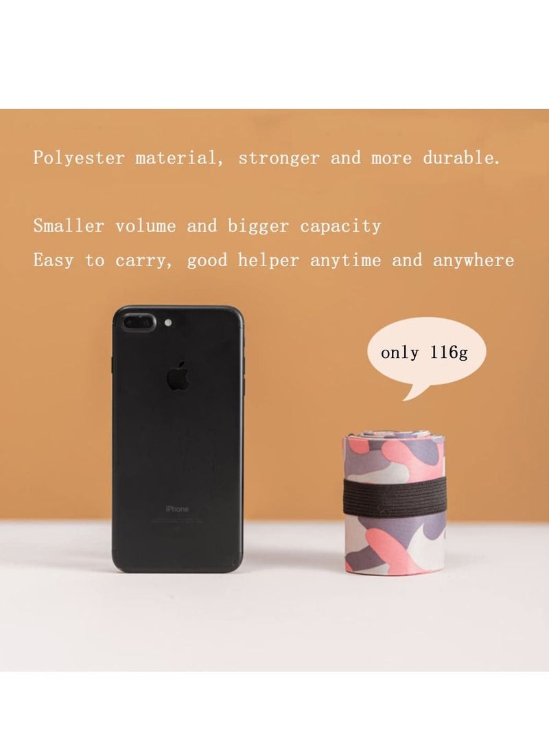 Excefore Reusable Shopping Bags, 2 PCS Large Capacity Reusable Grocery Bags, Portable Foldable Grocery Storage Tote, Waterproof Oxford Cloth Duffle for Shop for Daily Commuting, Shopping, Camping, Traver - Image 5