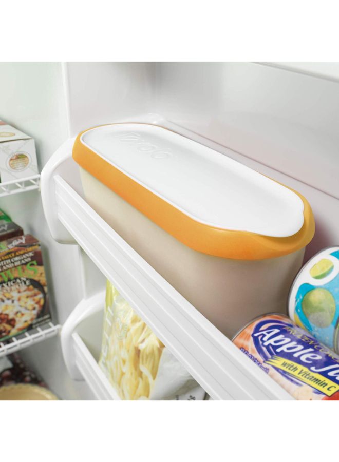 Tovolo Ice Cream Containers for Homemade Ice Cream, Glide-A-Scoop (1.5 Qt, Orange Crush) - Stackable Ice Cream Storage Containers for Freezer - BPA-Free Ice Cream Tub with Lid & Non-Slip Base  Orange Crush - Image 2